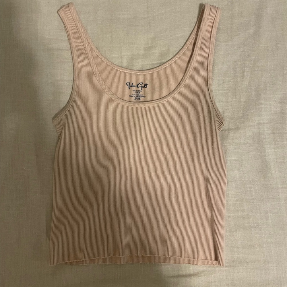 Ribbed Tank Top - Cream